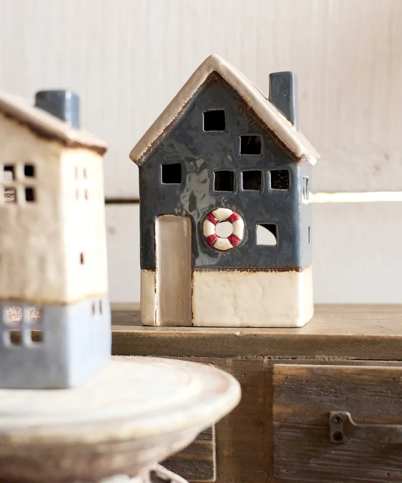 Saint Malo Tea Light House with Large Buoy