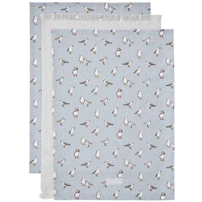 Coastal Birds Tea Towel set of 3