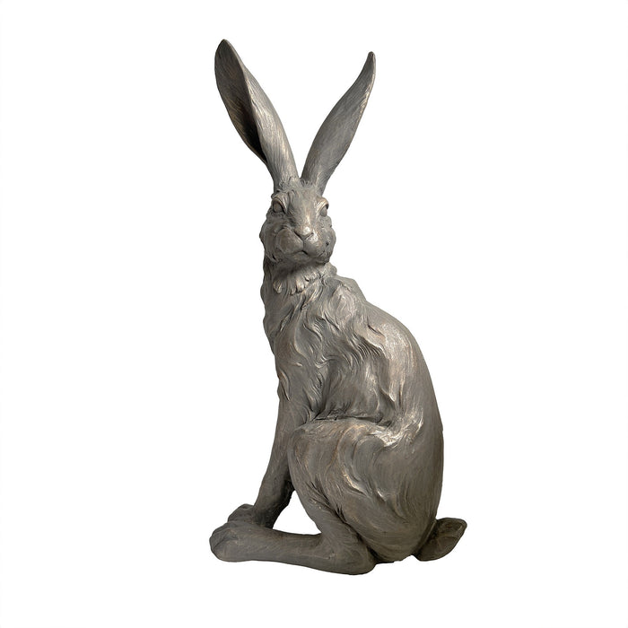 Country Hare Standing Grey