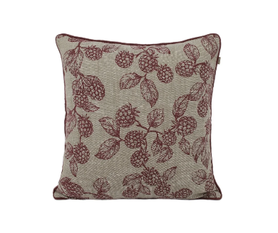 Berry and Bug Cushion Red