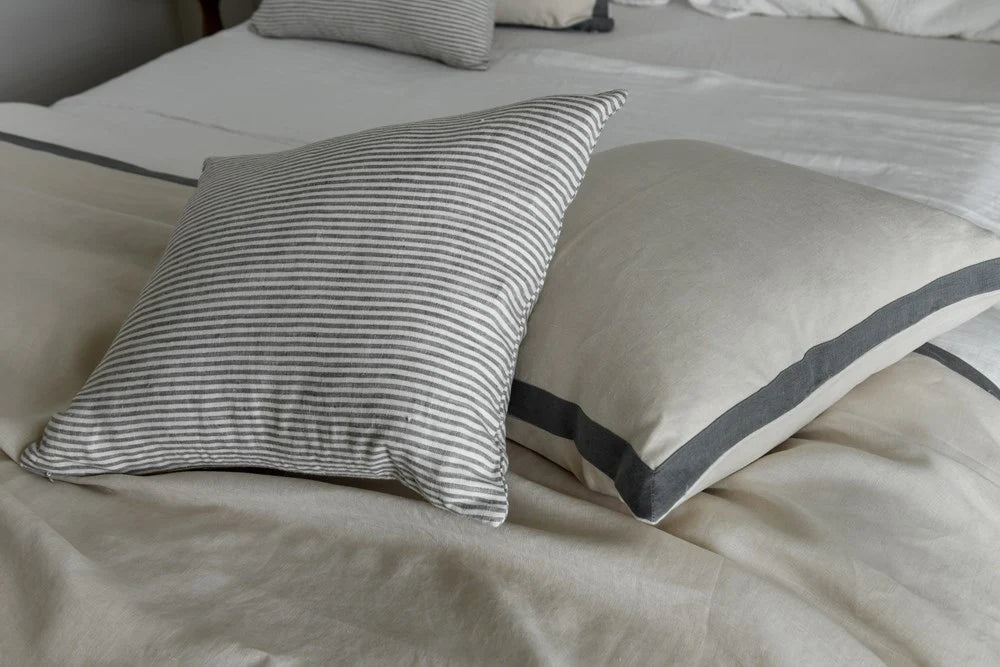 Linen Cushion Elegance  Storm 50x50cm