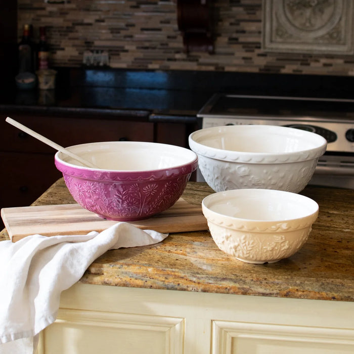Mason and Cash 29cm Meadow Rose Mixing Bowl Cream
