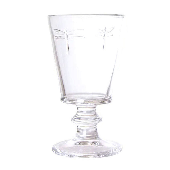 Dragonfly wine goblet set of four