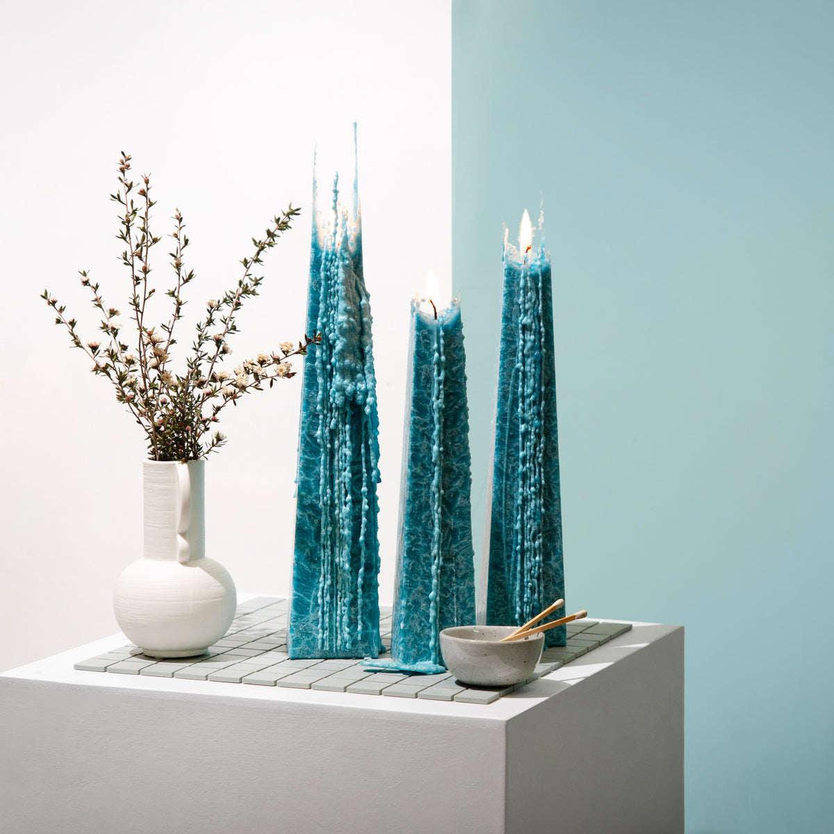Ocean Sage Icicle Candle