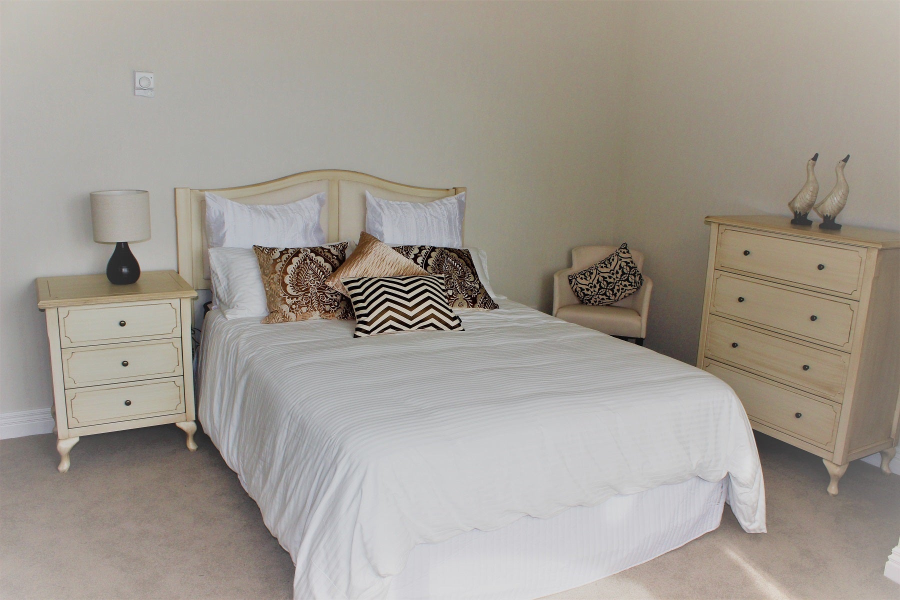 Marseille 3 Drawer Bedside