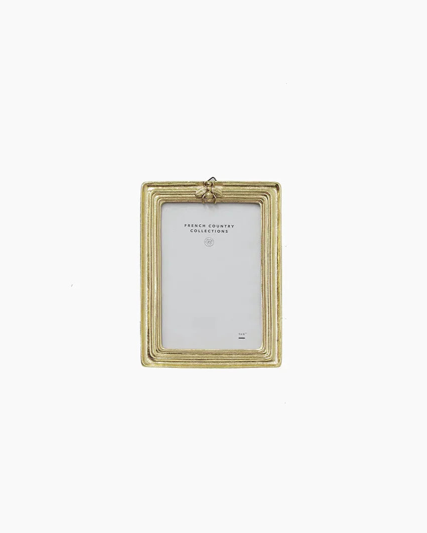 Ribbed Bee Gold Frame