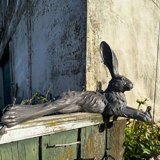 Shadow Country Hare Junior Resting Grey