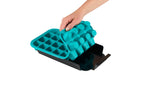 Avanti 32 Cup Silicone Ice Cube Tray with Carry Tray Blue
