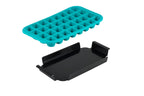 Avanti 32 Cup Silicone Ice Cube Tray with Carry Tray Blue