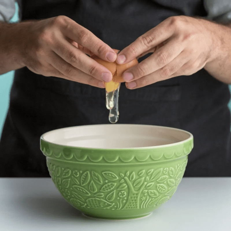 Mason and Cash Mixing Bowl 21cm Hedgehog Green