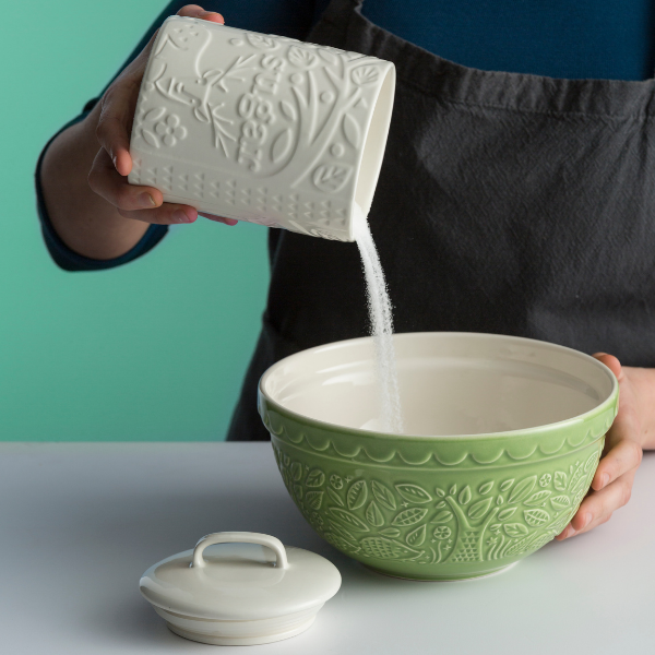 Mason and Cash Mixing Bowl 21cm Hedgehog Green