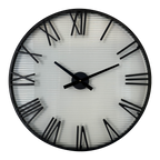 Ava Roman Clock Black