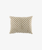 Cushion Cover Flower Handblock Velvet