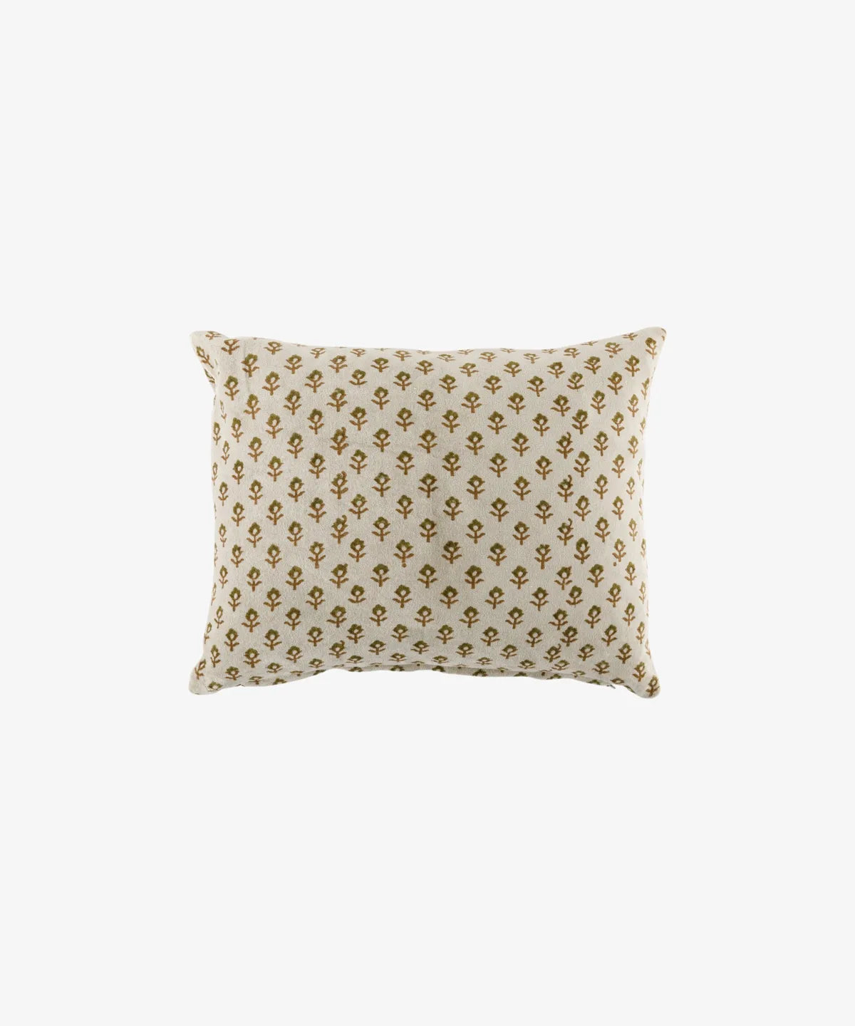 Cushion Cover Flower Handblock Velvet