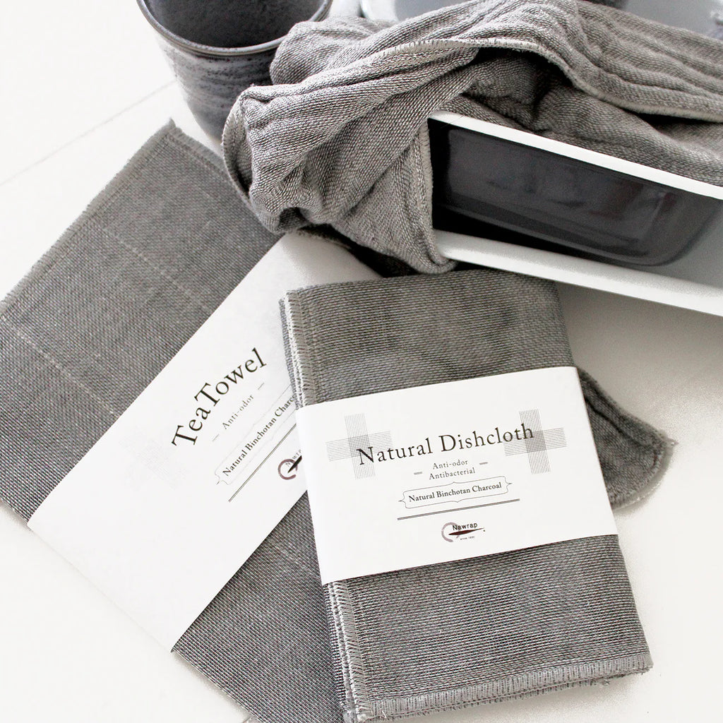 Nawrap Natural Dishcloth Binchotan Charcoal