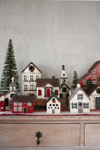 Alsace Tea Light Nordgard Villa with Bow Wreath