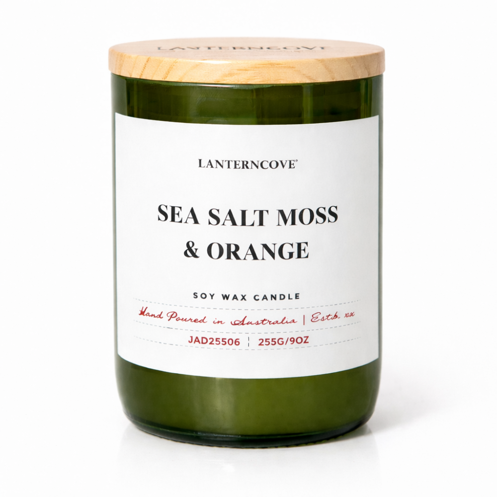 Candle Sea Salt, Moss and Orange