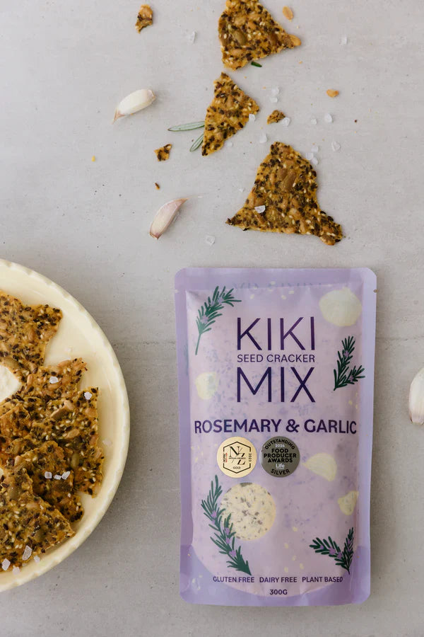 Kiki Seed Cracker Mix Rosemary and Garlic