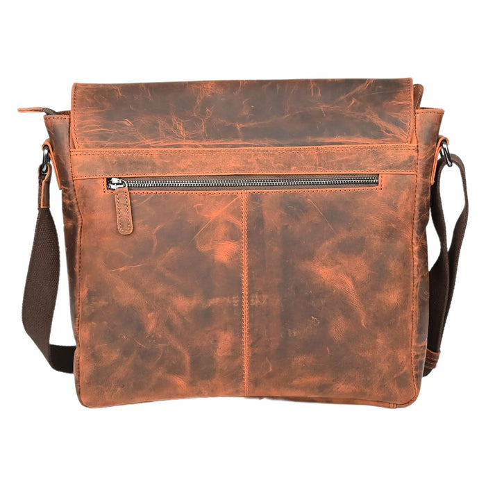 S&S London Rugged Collection Slimline Messenger Bag