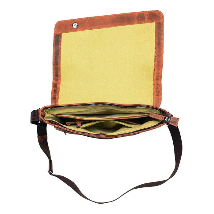 S&S London Rugged Collection Slimline Messenger Bag