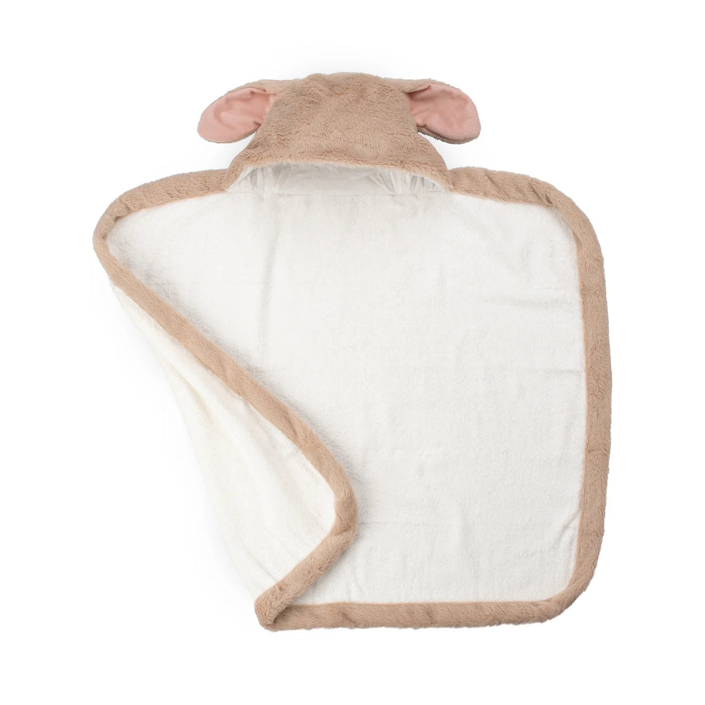 Hooded Plush Towel Harvest Bunny