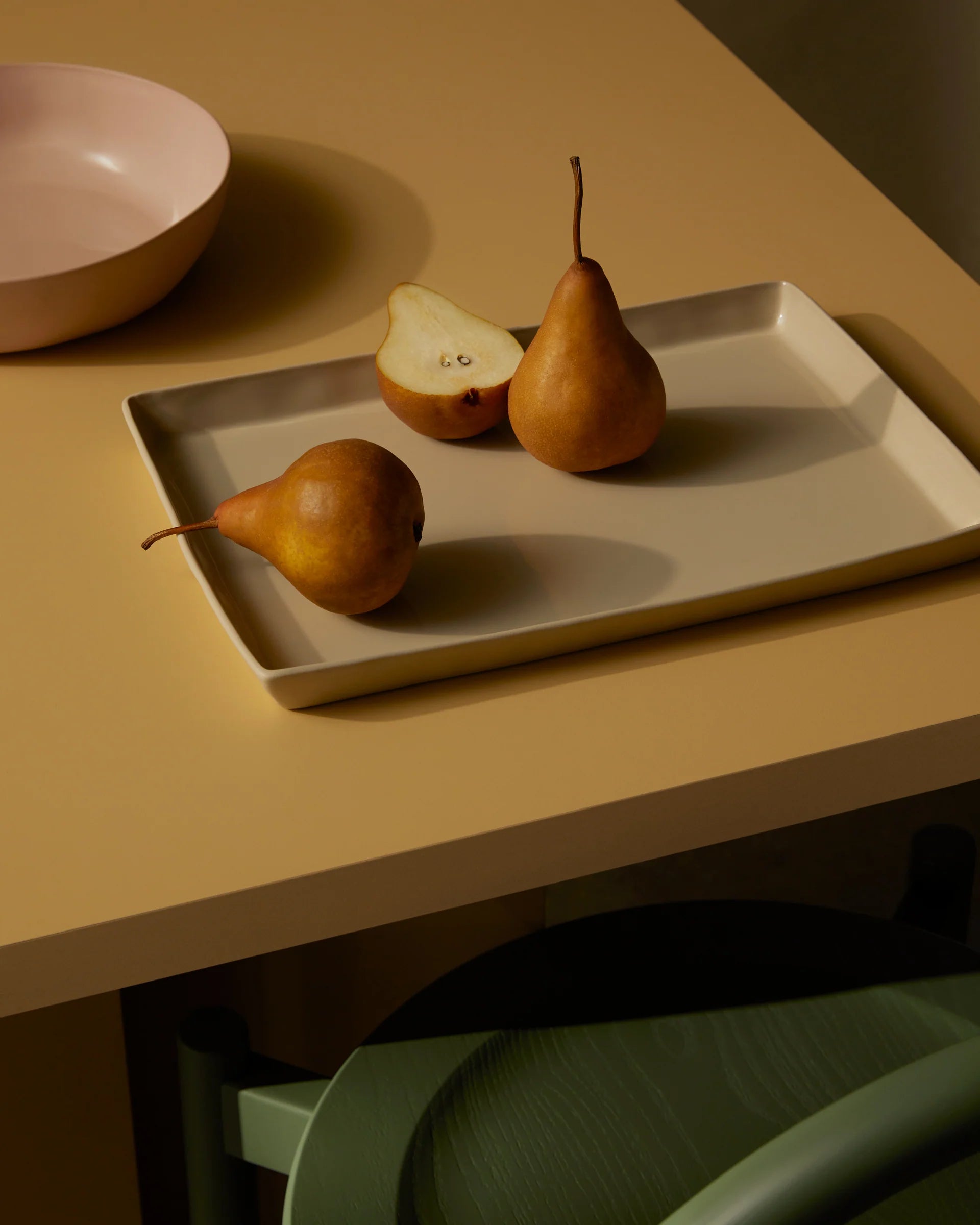 Marmoset Found Rectangle Platter Chalk XL