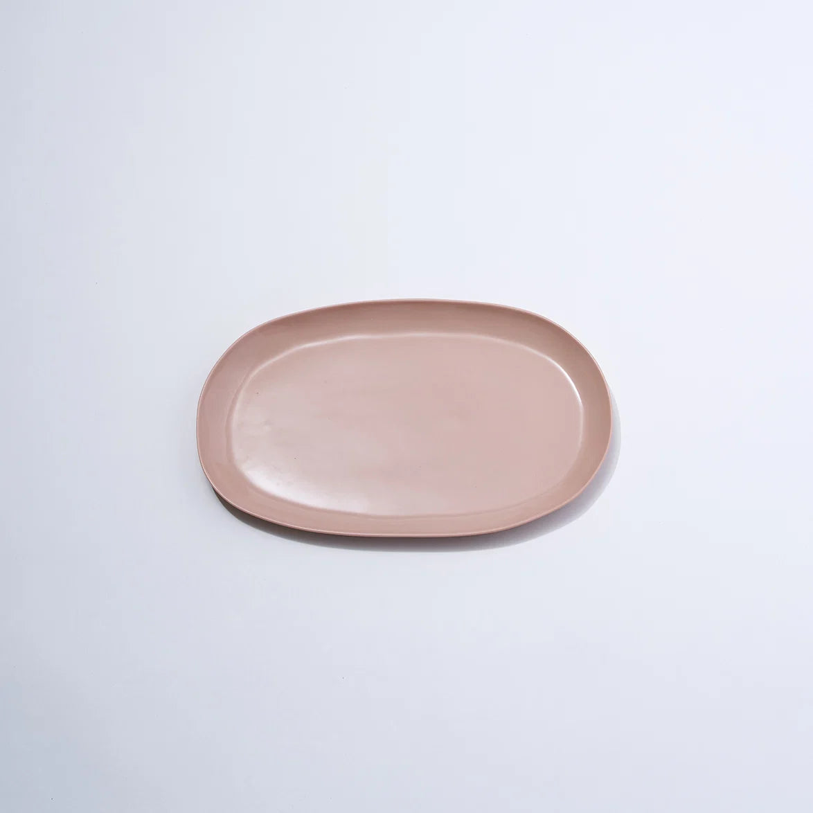 Marmoset Found Cloud Oval Plate Icy Pink Ceramic
