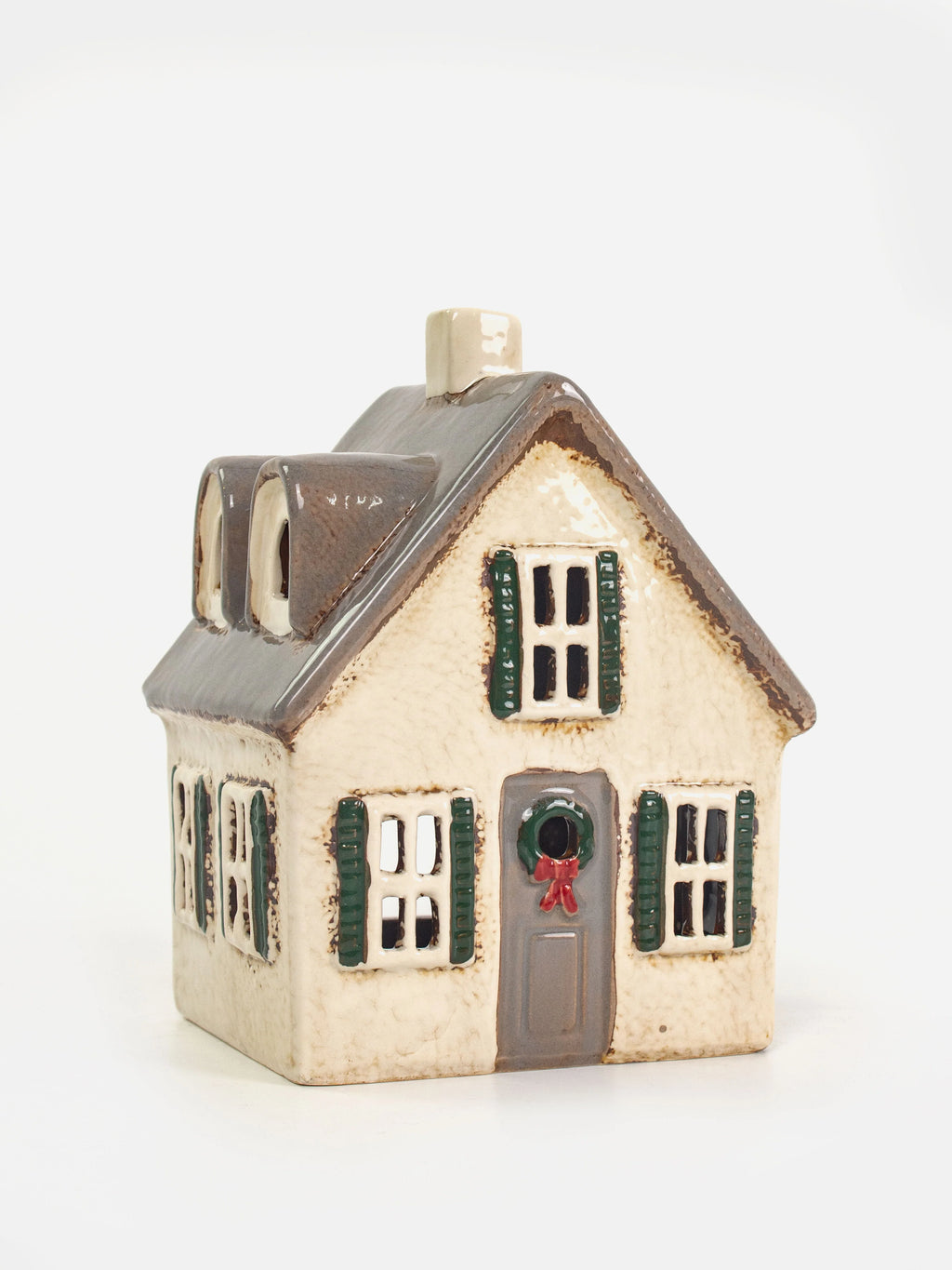 Alsace Tea Light Nordgard Villa with Bow Wreath