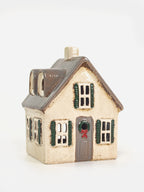 Alsace Tea Light Nordgard Villa with Bow Wreath