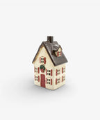 Alsace Tea Light Tall Villa with Bow Wreath