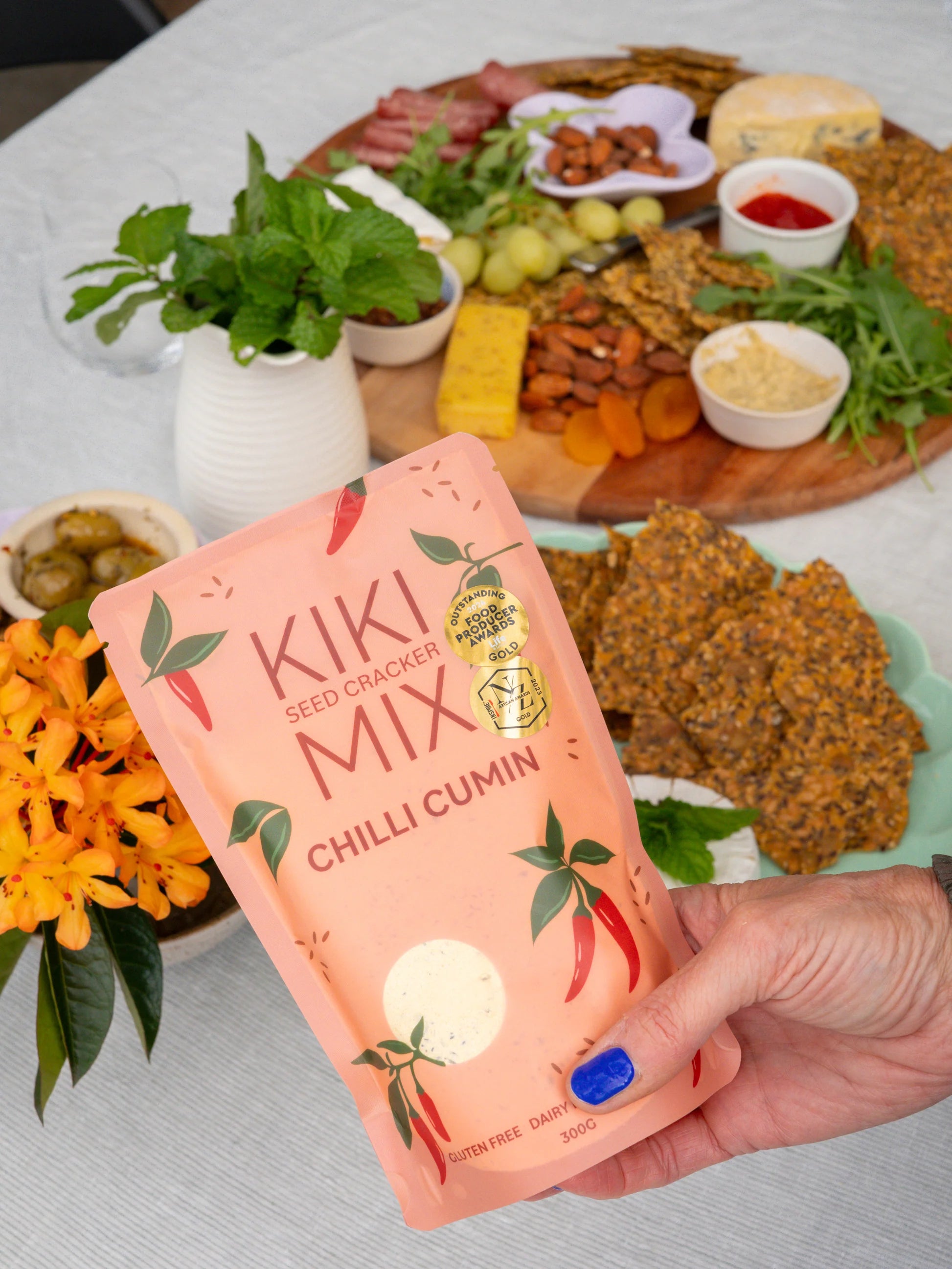 Kiki Seed Cracker Mix Chilli Cumin