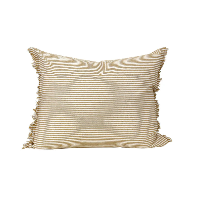 Abby Mustard Stripe Cushion