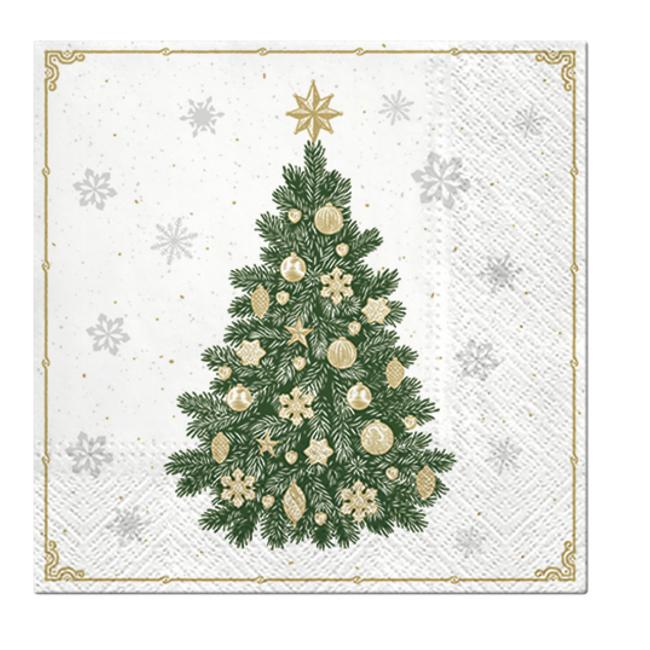 Paw Lunch Napkins Frosty Tree