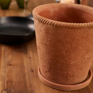 Rope Planter Small Terracotta