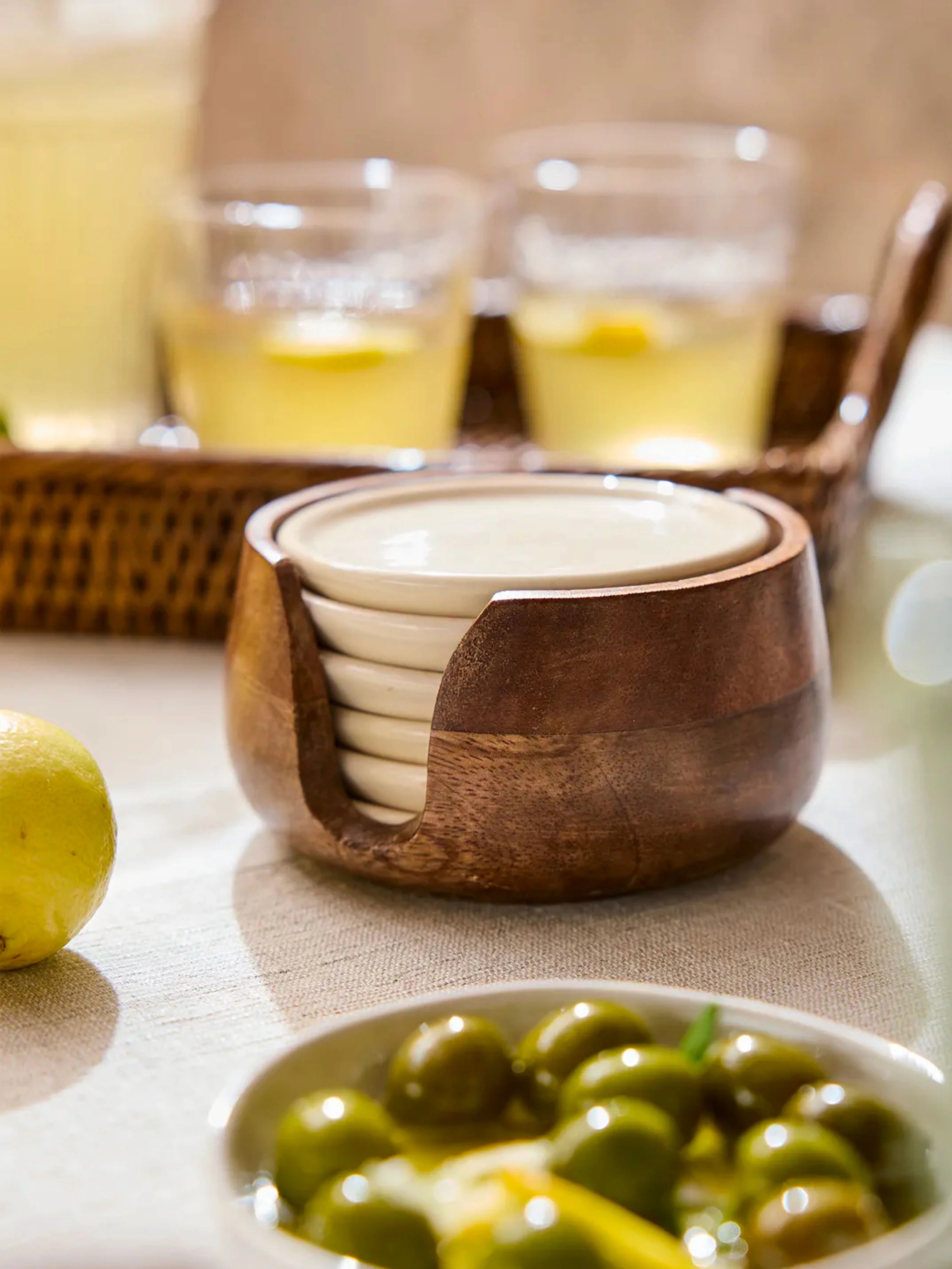 Porto Round Coaster Set of Six