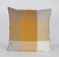 Giant Check Mustard Cushion