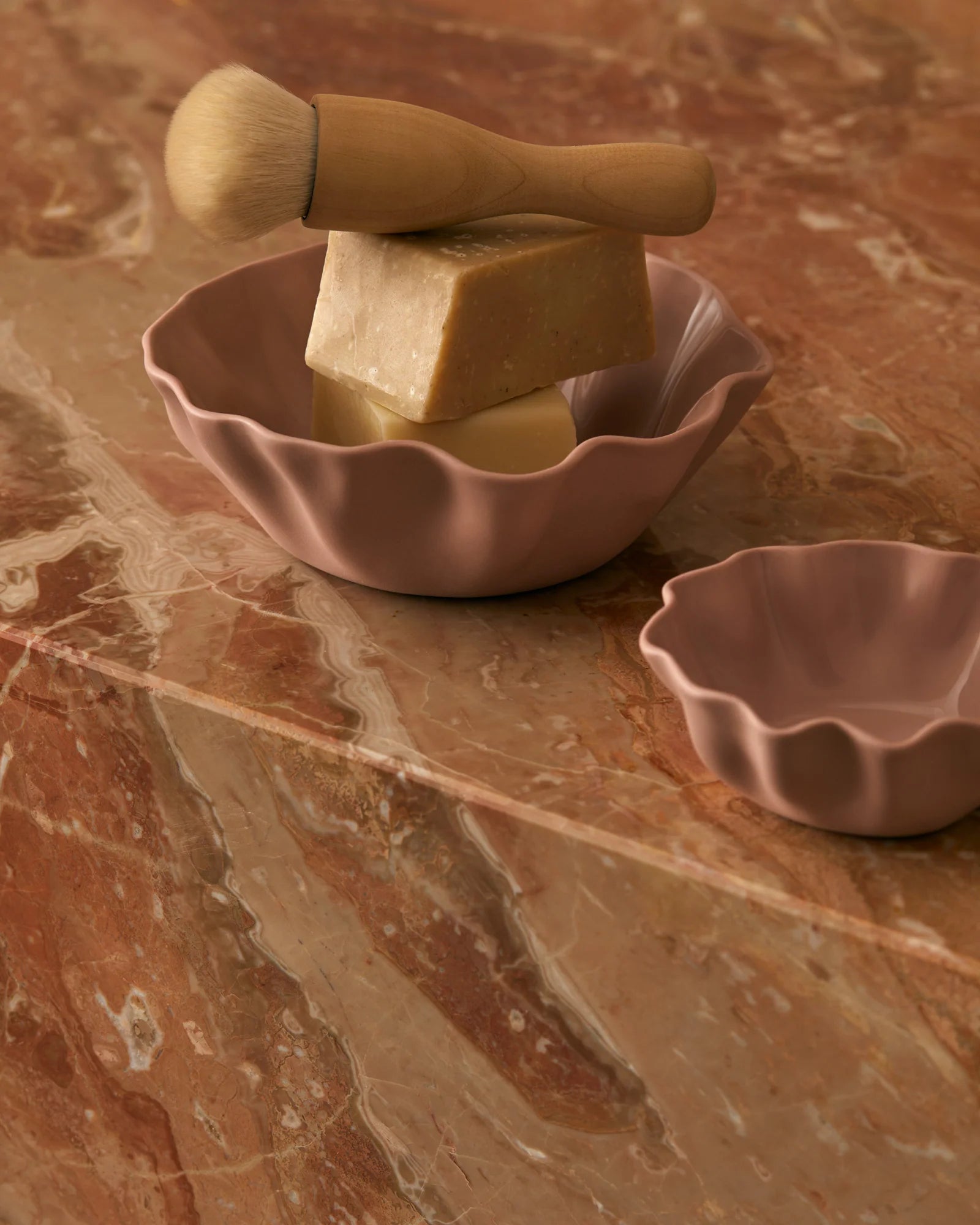 Ruffle Bowl Icy Pink (XS)