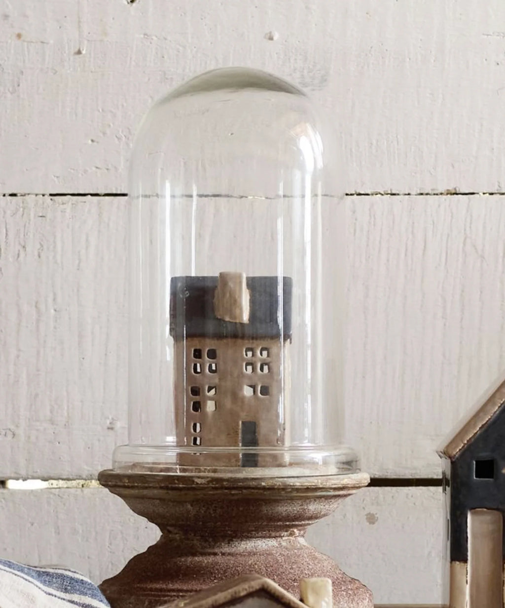 Alsace Tea Light Saint Malo House Blue Roof