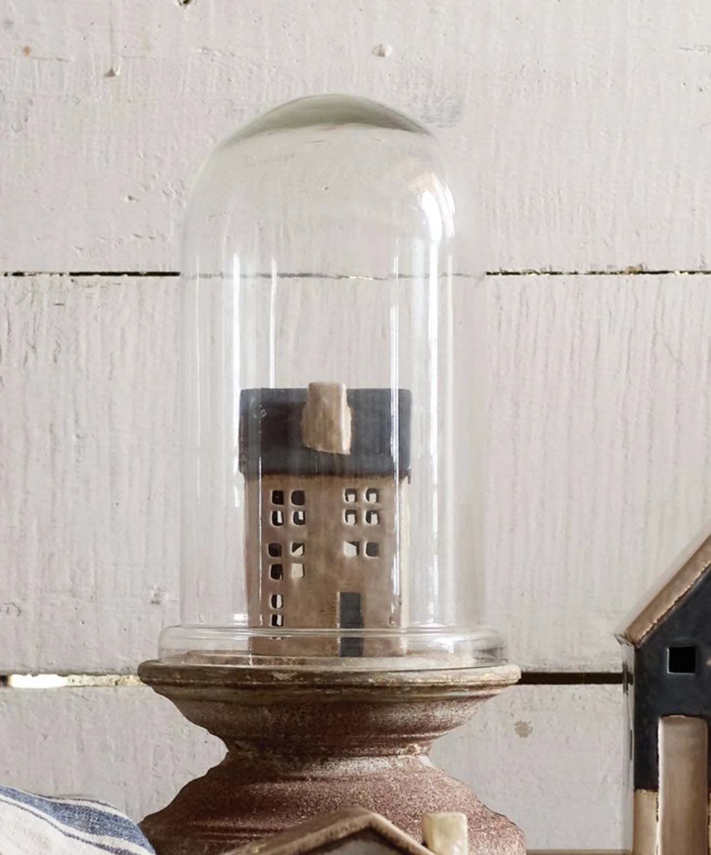 Tea Light Saint Malo House Blue Roof