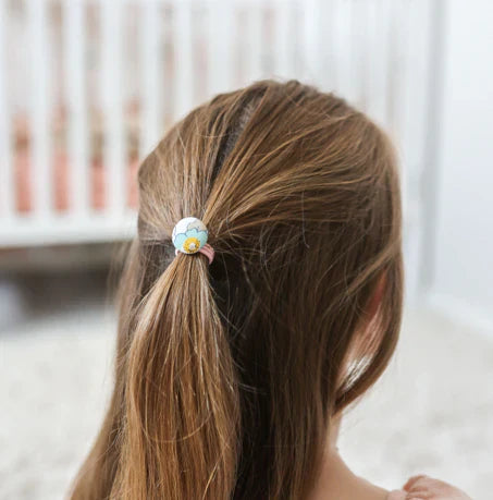 Poppy Button Hair Ties