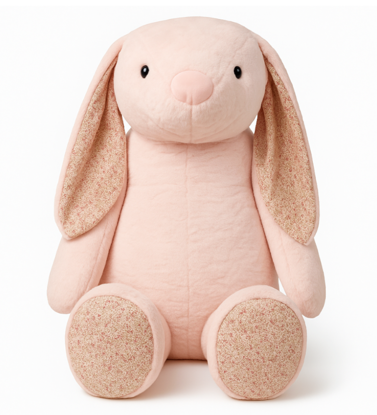 Giant Flopsy Bunny Floral Sweet Pink ( 1 metre tall )