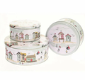 By The Seaside set of 3 Cake Tins