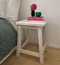 Florence bedside/stool White