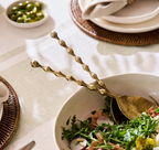 Salad Servers Bobble Forged