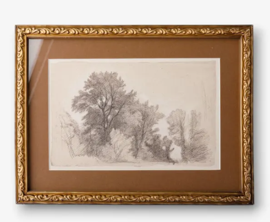 Art Vintage Glade Sketch