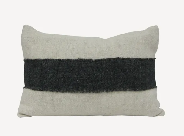 Fray Stripe Cushion Cover