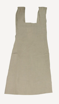 Apron Criss Cross Natural Stonewashed Linen