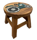 Green Tractor Kids Stool