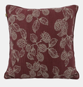 Berry and Bug Cushion Red
