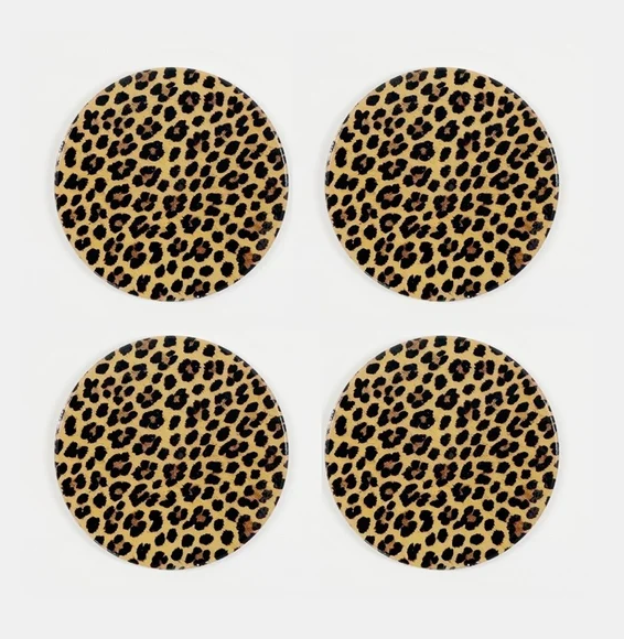 Ashton Ceramic Coaster Leopard Print